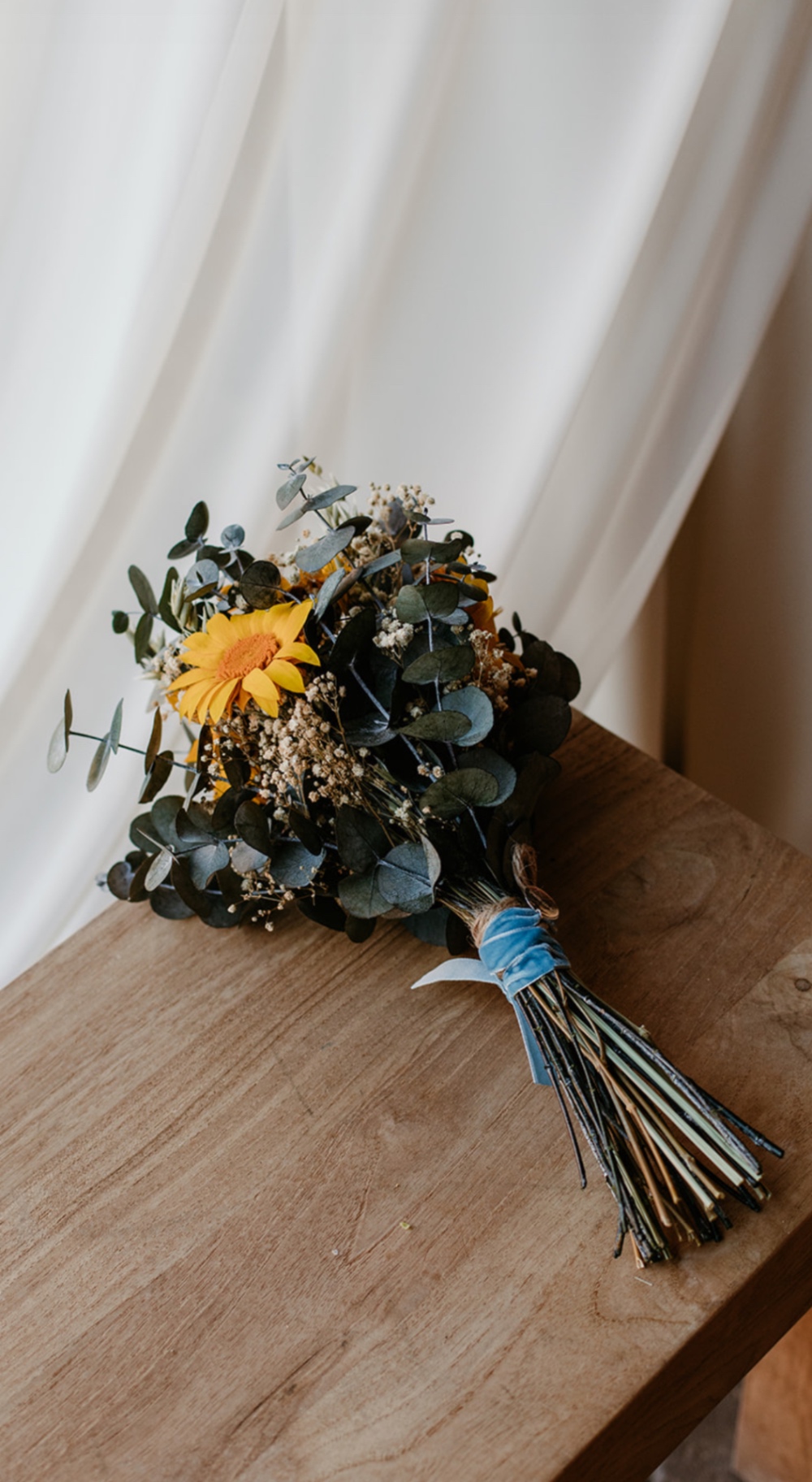 Novia con Estilo girasoles